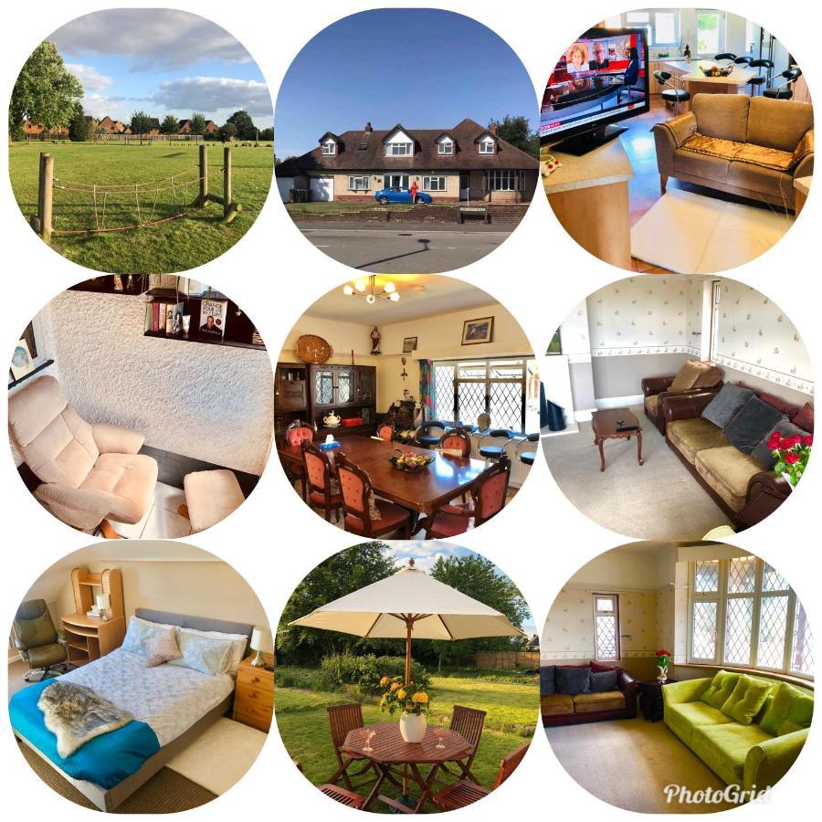 Amazing Quiet Garden House Near London Luton Airport Lejlighed Eksteriør billede