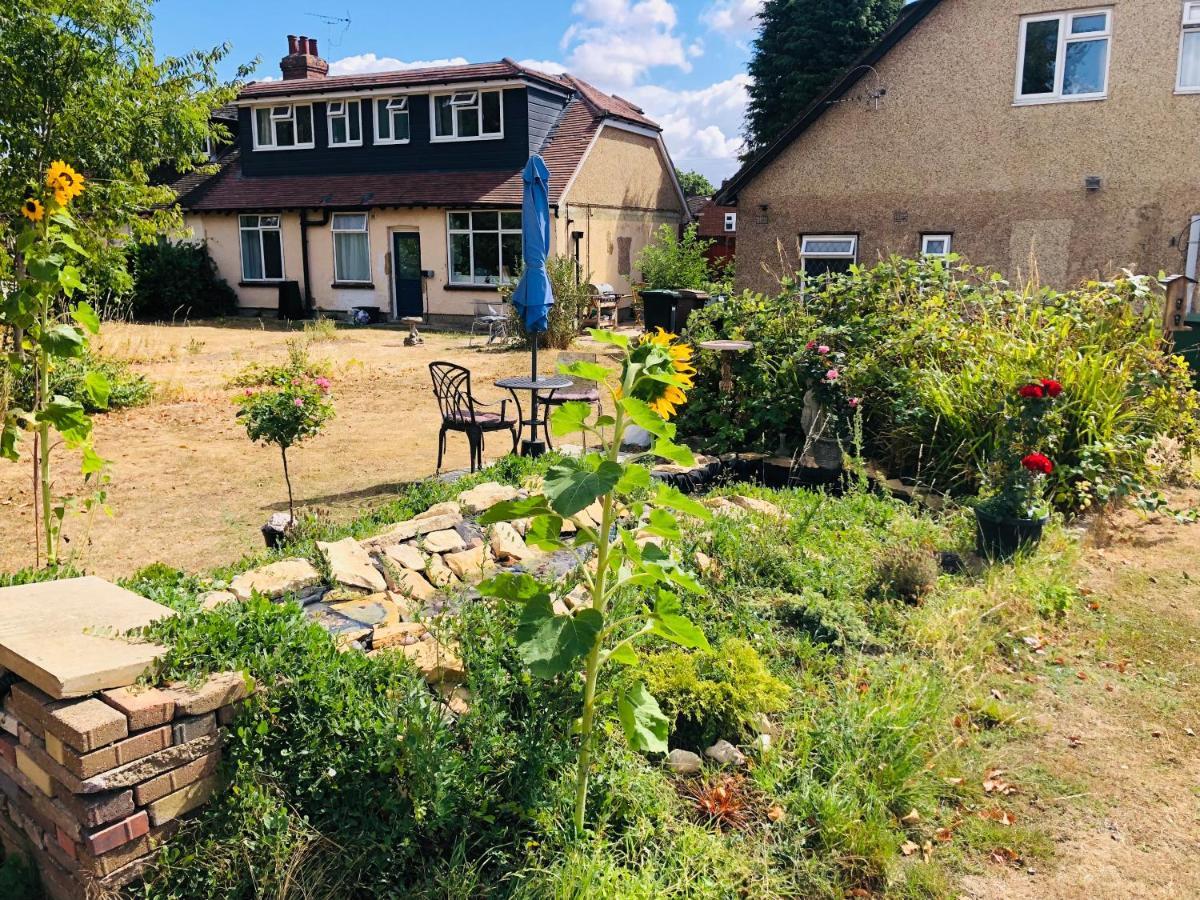 Amazing Quiet Garden House Near London Luton Airport Lejlighed Eksteriør billede